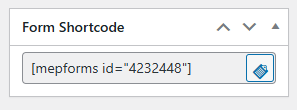 Form Shortcode Form Shortcode